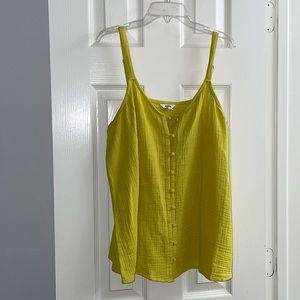 Sonoma small chartreuse tank top